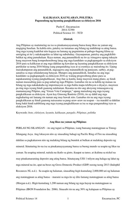 (PDF) KALIKASAN, KAUNLARAN, POLITIKA.